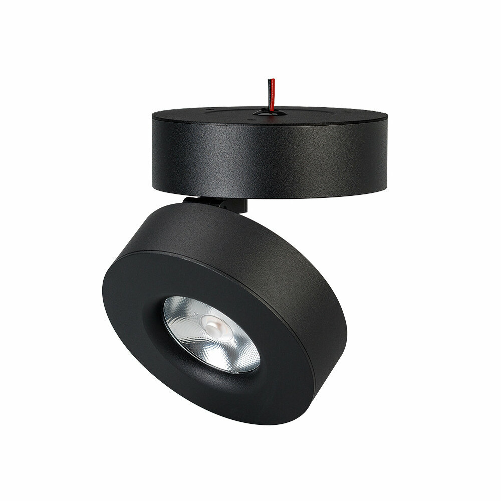 Arlight Светильник SP-MONA-SURFACE-R100-12W Warm3000 (BK, 24 deg) (IP40 Металл, 3 года) 025443(1)