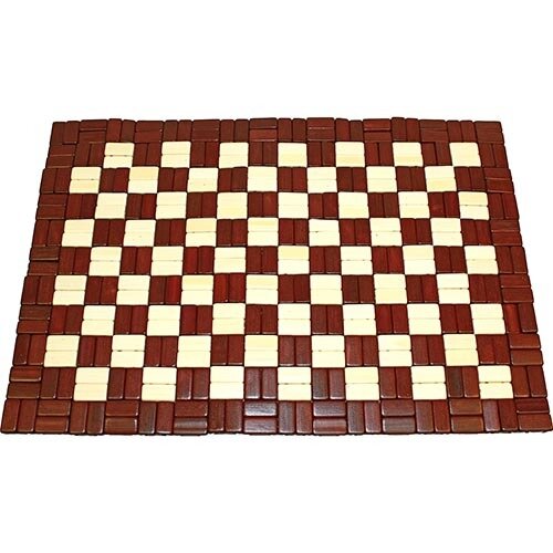 фото Коврик бамбуковый "Шахматы"