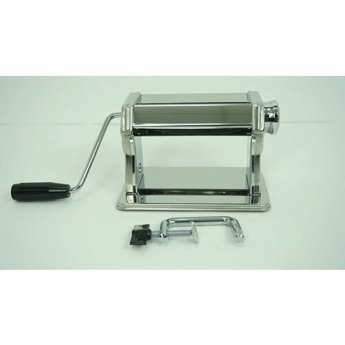 Ручная тестораскатка AKITAJP pasta machine lasagna 150 мм "Лазанья" серебристый