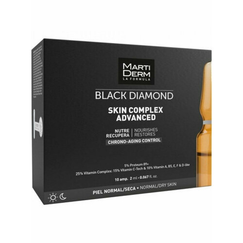 MartiDerm Black Diamond Ампулы для лица 10x2 мл