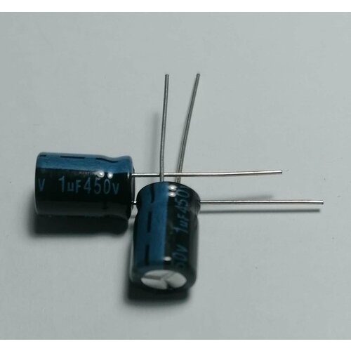 Конденсатор электролитический 1х450В 105°C (TK) К50-35 (8х12) 2шт