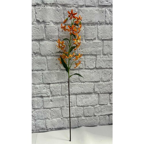 Лилейники - искусственные цветы высотой 85 см цвет оранжевый 795₽