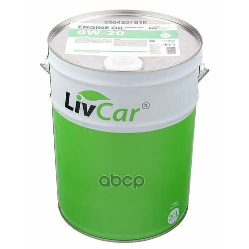 LivCar Масло Моторное 0W-20 Livcar Engine Oil Energy Eco 0W-20 Api Sp/Gf-6A (20Л)