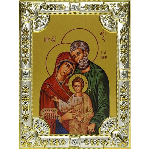 Икона Святое семейство икона святое семейство с поз цветн эм на дереве 18 2 22 9