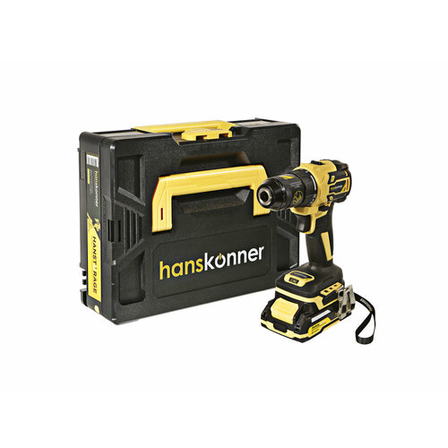HCD2065BLC Дрель аккумуляторная бщ Hanskonner 1BatterySystem 1899000₽