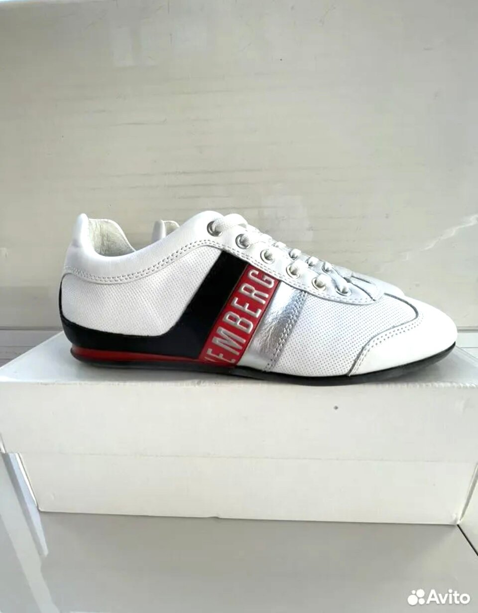 Кроссовки BIKKEMBERGS, размер 37, белый