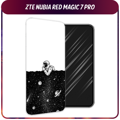 Силиконовый чехол на ZTE Nubia Red Magic 7 Pro / ЗТЕ Нубиа Ред Меджик 7 Про Космический сон силиконовый чехол на zte nubia red magic 7 pro зте нубиа ред меджик 7 про лень тюлень прозрачный