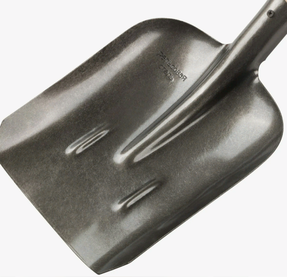 фото Лопата совковая, рельсовая сталь (без черенка).