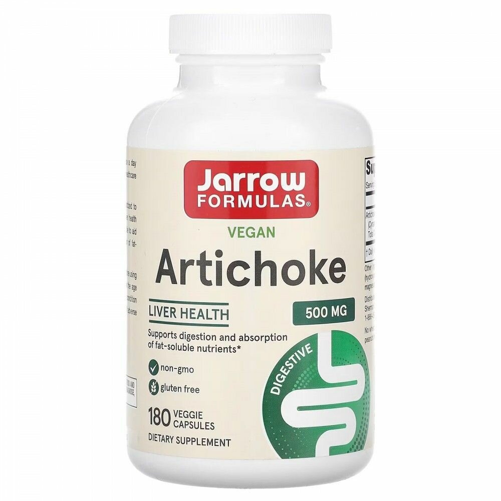Jarrow Formulas Artichoke Артишок 500 мг 180 капсул