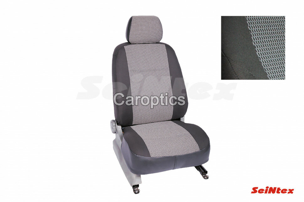Авточехлы (комплект) для Хендай Санта Фе 2 2006-2012 год выпуска (Hyundai Santa Fe 2) SEINTEX 88715