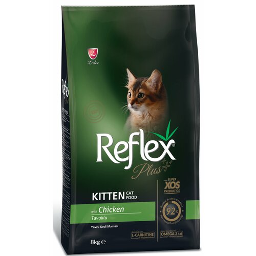 REFLEX PLUS Kitten Food Chicken 8 кг сухой корм для котят с курицей