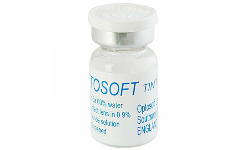 Optosoft Цветная контактная линза Optosoft Tint (1 линза) -5, 8,6 blue