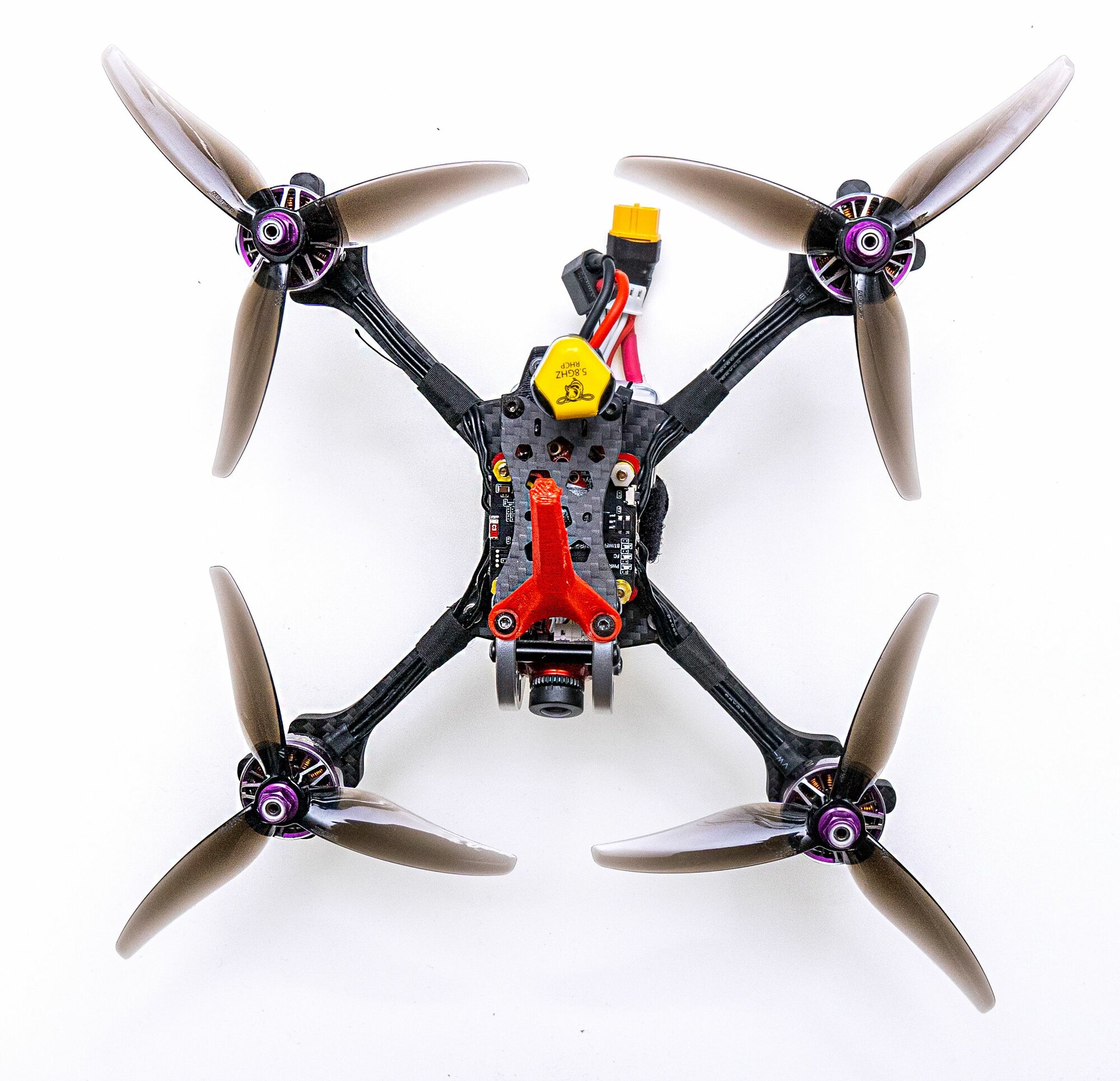 Пропеллеры FPV 5" GemFan Hurricane 51466V2(4 штуки), чёрные