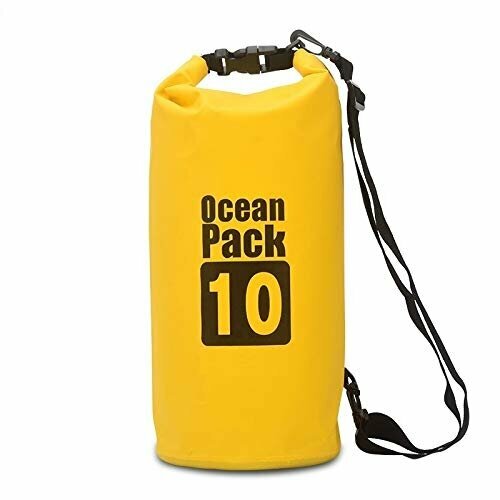 герморюкзак туристический ocean pack 20л Герморюкзак OCEAN PACK, 10л, В50*Ш30см, ПВХ, цв. желтый