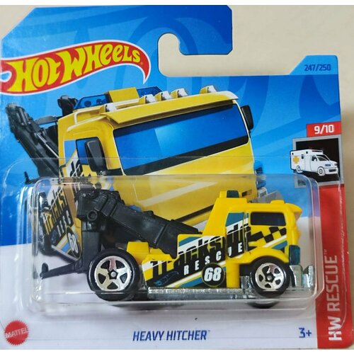 Hot Wheels Машинка базовой коллекции HEAVY HITCHER желтая 5785/HKJ24
