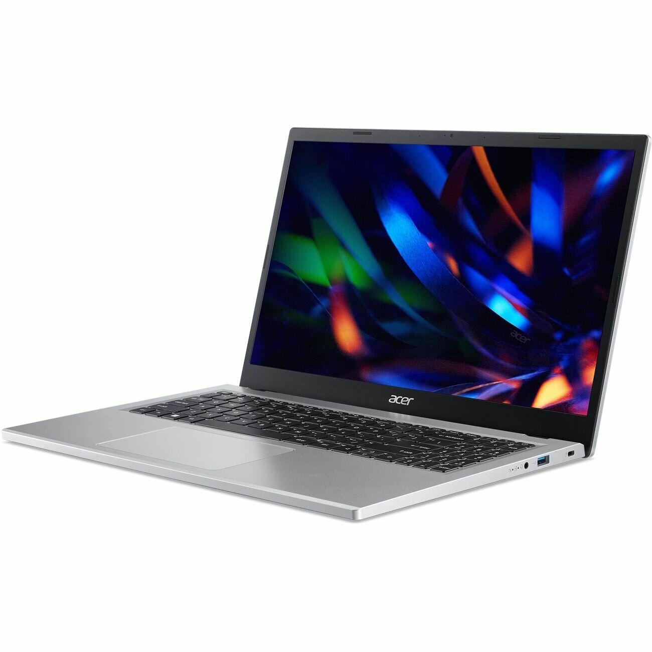 15.6" Ноутбук Acer Extensa 15 EX215-33-P4E7 (NX. EH6CD.004), Intel Pentium N200, RAM 8 ГБ, SSD 512 ГБ, Без ОС/DOS, серебристый, русская раскладка