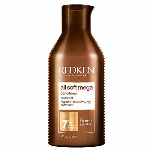 Redken - All Soft Mega Conditioner Кондиционер питания сухих ломких и вьющихся волос 300 мл