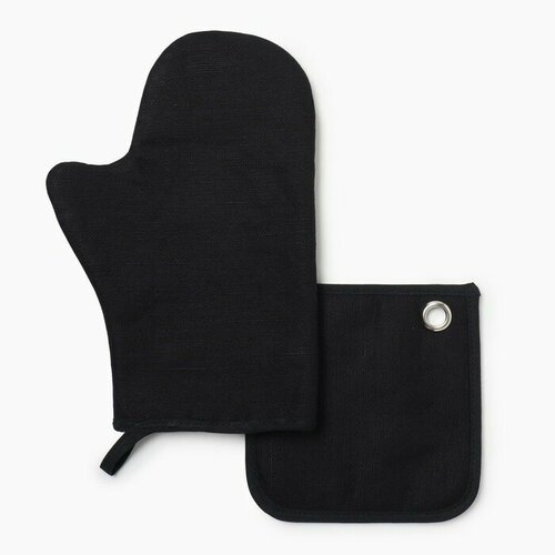 Набор кухонный Этель Freedom варежка-прихватка20х28см прихватка17х17см 923₽