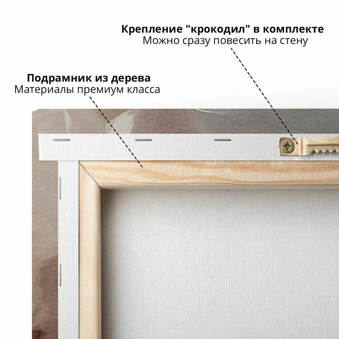 Картина на стену большая на холсте интерьерная — фото 1