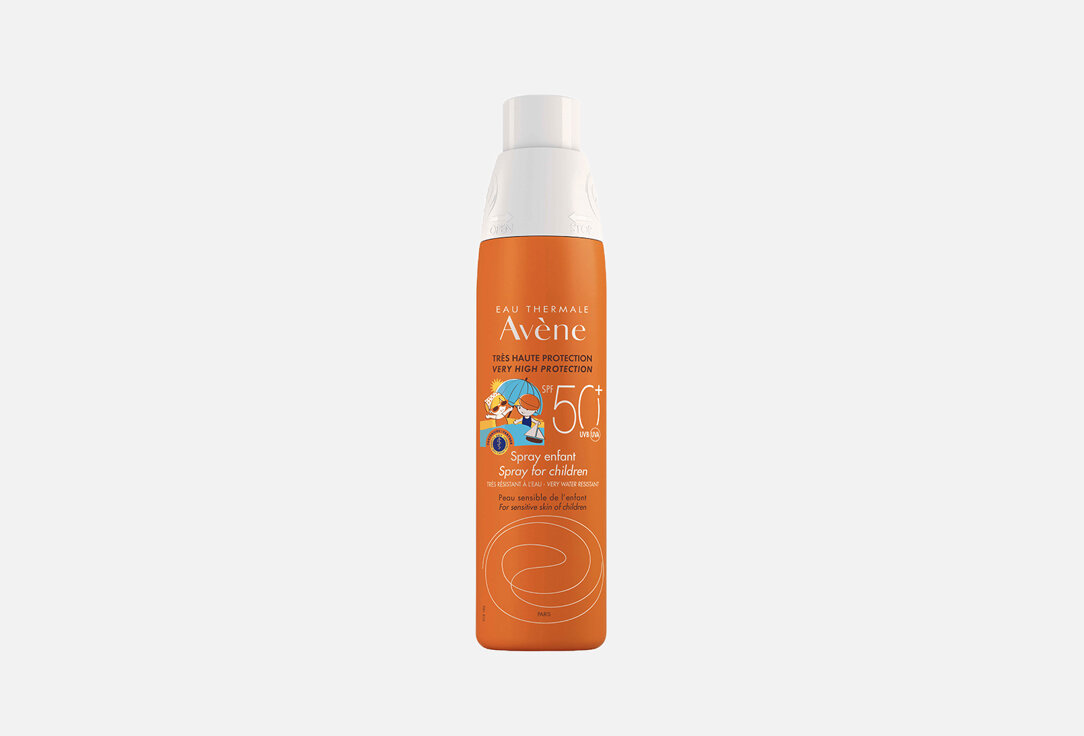 Спрей детский солнцезащитный SPF50+ EAU THERMALE AVENE, Spray Sunscreen Sensitive skin 200мл