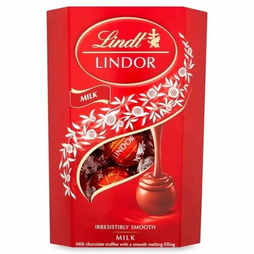 Шоколадные конфеты Lindt Lindor (Линдор) Milk Молочные 200 гр