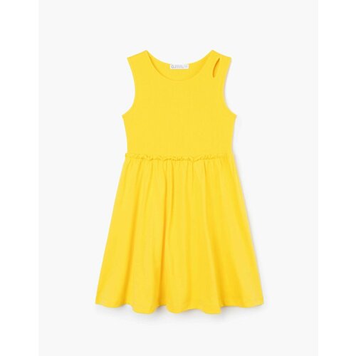 Платье Gloria Jeans, размер 4-6л/110-116, желтый
