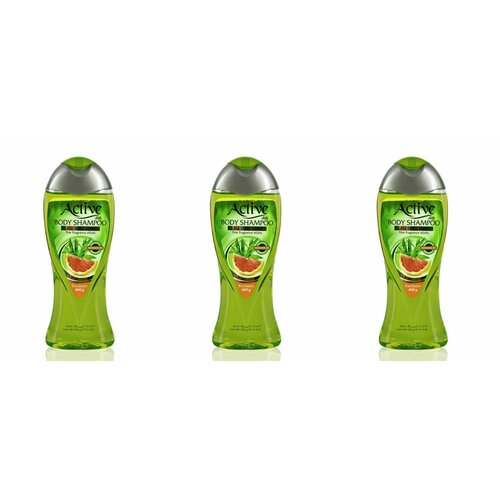 Active Гель для душа с витамином B5 Экстракт грейпфрута, 400 мл, 3 шт