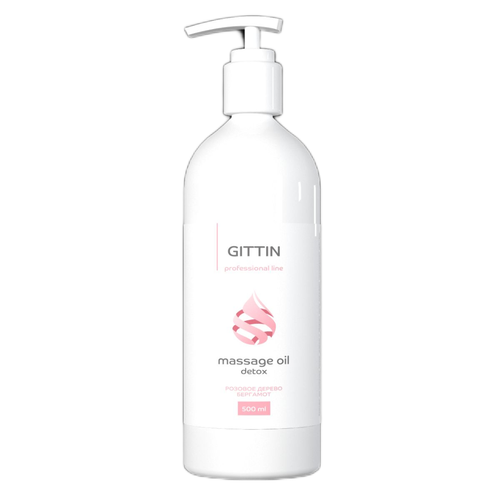 500 мл Массажное масло detox Розовое дерево-бергамот Гиттин 2270₽