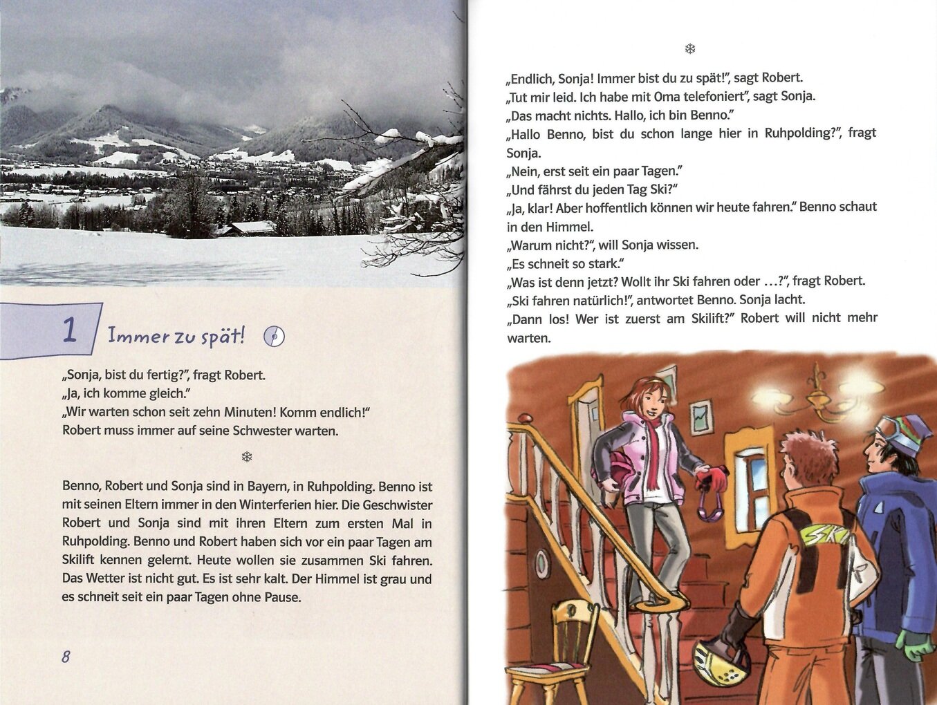 Abenteuer im Schnee А1, Buch + Online - фото №6