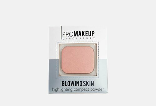 Хайлайтер рефил PROMAKEUP LABORATORY GLOWING SKIN цвет: 102 холодное жемчужно-розовое сияние / 10 г