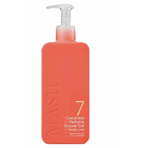 ALLMASIL Гель для душа с ароматом мускуса и ириса 7 CERAMIDE PERFUME SHOWER GEL Sweet Love 150ml 1352₽