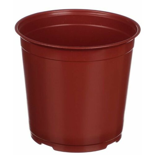 Горшок круглый 2л литьевой терракот