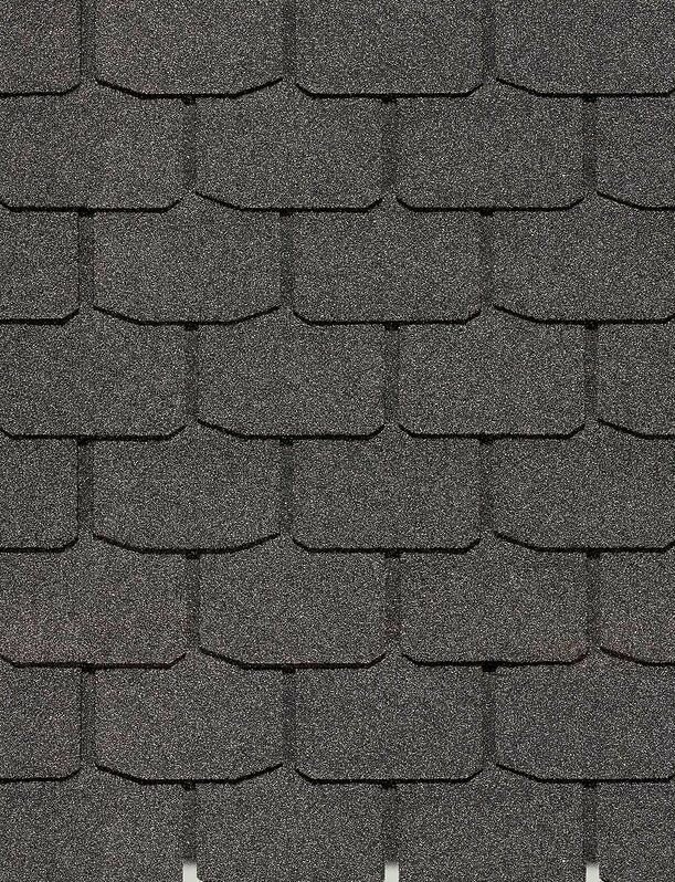 фото Гибкая черепица EUROPA, сланец, Серый, 5 шт