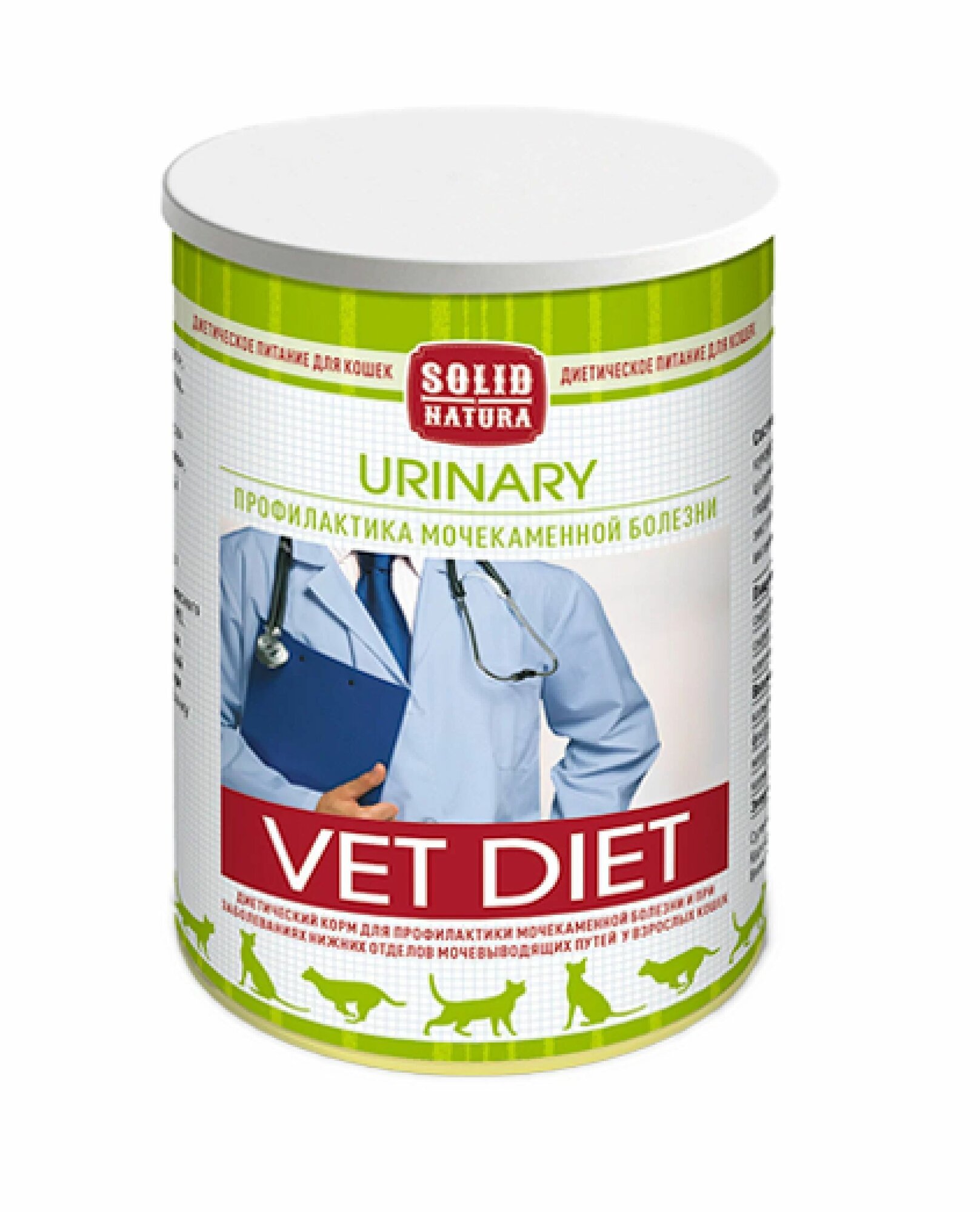 Solid Natura VET Urinary консервы диета для кошек 340гр