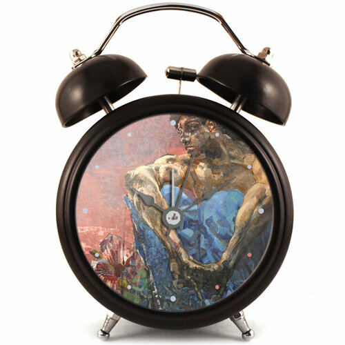 Оригинальный Будильник Врубель демон сидящий 1000₽