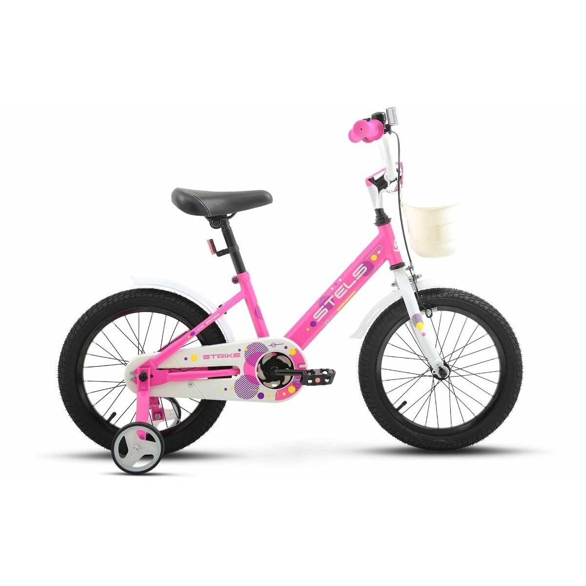 Велосипед Stels Strike VC 16 Z010 (2024) 9,6 розовый (требует финальной сборки)