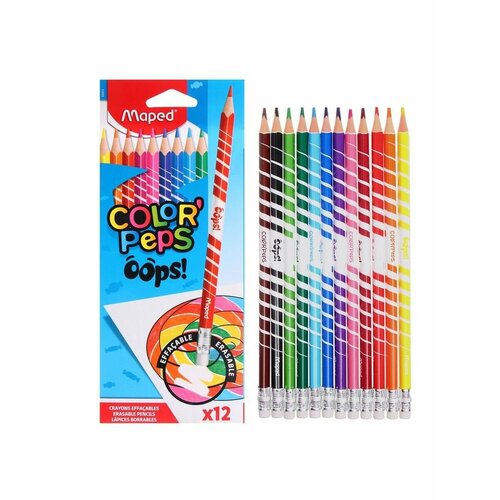 Карандаши 12 цветов, Maped Color Peps Oo