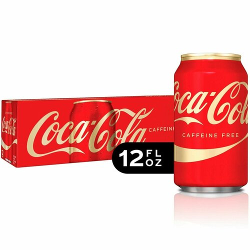 фото Газированный напиток coca-cola caffeine free, сша, 0.355 л. (кока-кола без кофеина)