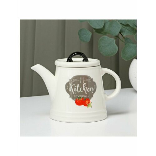 Чайник заварочный Доляна Гурман 740 мл цвет белый 827₽