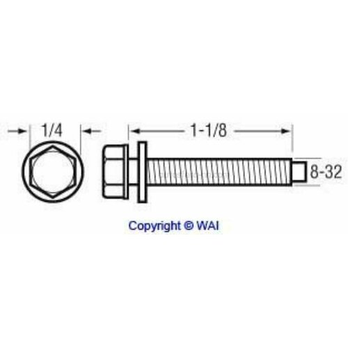 WAI 841212 Болт AGCO ALLIS 91-00 AGCO GLEANER 86-03 AGCO SPRA COUPE 98-03 AGCO STAR 93-02 AGCO WHITE 93-00 ALLIS CHALMERS 72-86 AM GENERAL 92-0 638₽