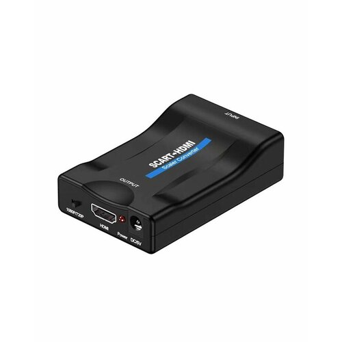 Аудио/видео конвертер Scart в HDMI черный