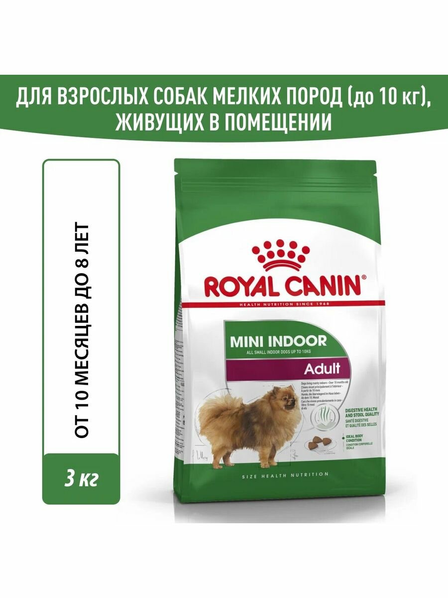 Сухой корм Royal Canin Mini Indoor для собак 3 кг