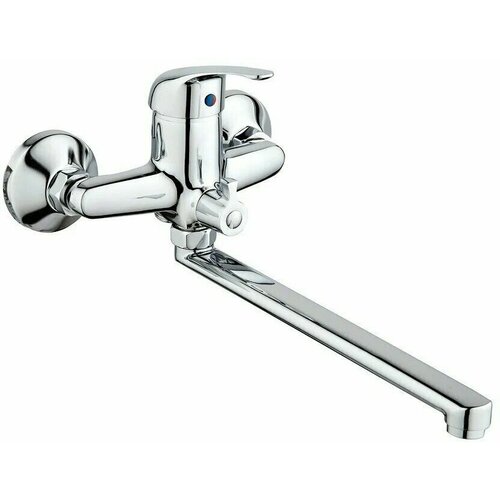 Смеситель для ванны с длинным изливом 30см однорычажный картридж 35мм цинк Comfort 2500₽