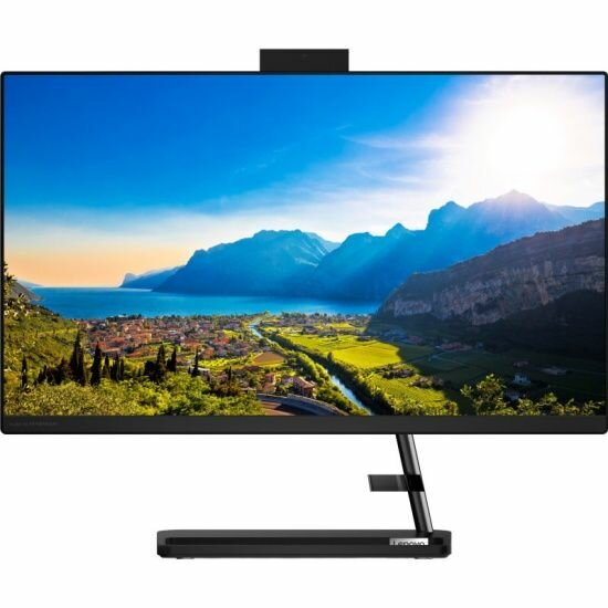 Моноблок Lenovo IdeaCentre AIO 3 24IAP7 23.8"(1920x1080 IPS) /Intel Core i5 12450H(2Ghz)/16384Mb/512SSDGb/noDVD/Int: Intel UHD Graphics/Cam/B