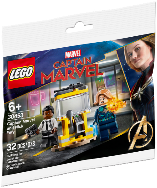 LEGO Marvel Super Heroes 30453 Captain Marvel and Nick Fury, 24 дет.