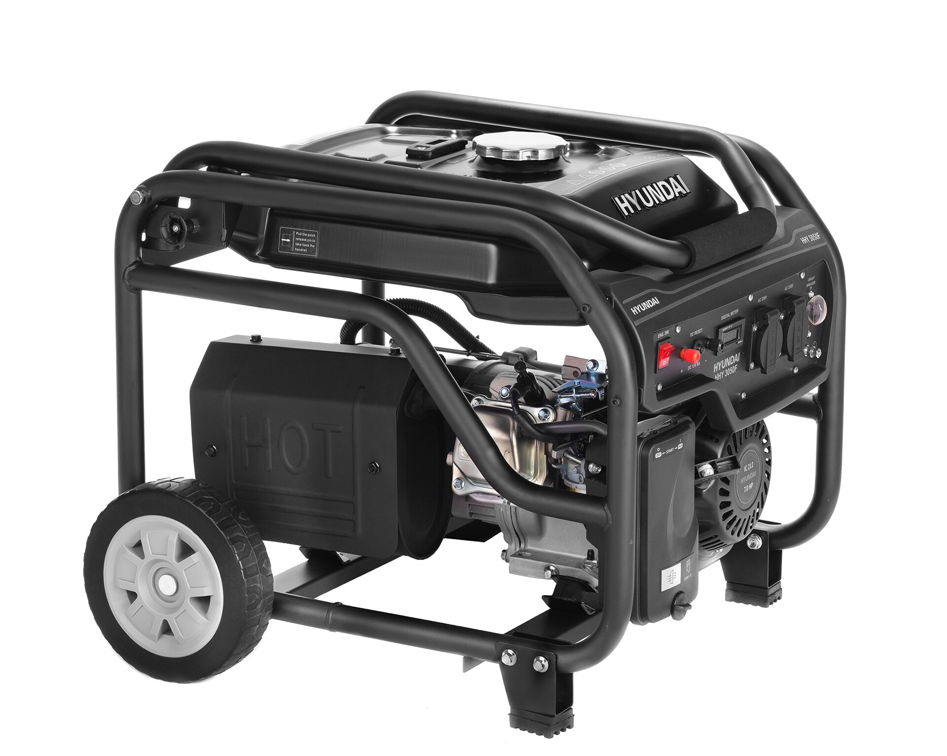 Генератор бензиновый Hyundai HHY 3050F - фото №6