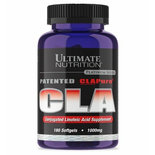 CLA Ultimate Nutrition (180 гель кап) cla конъюгированная линолевая кислота 1000мг allnutrition 90 капсул жиросжигатель для похудения обмена веществ метаболизма
