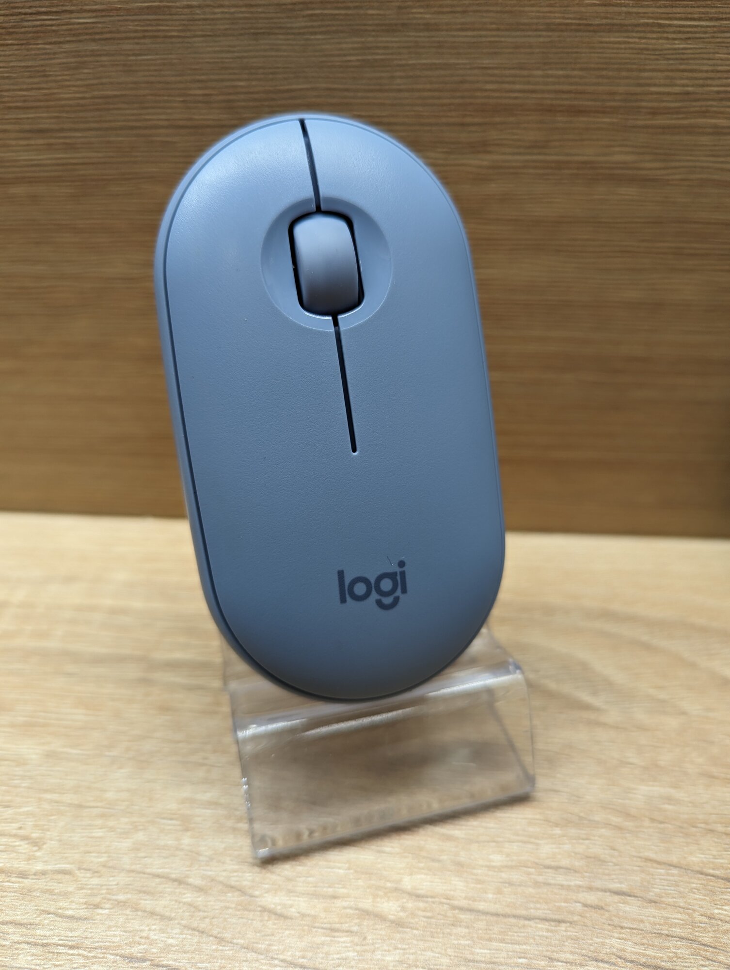 Беспроводная компактная мышь Logitech Pebble M350, синий