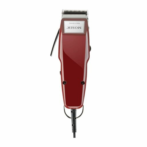 Машинка для стрижки волос Moser 1400-0050 Burgundy вибрационная, нож 0,1-3 мм + насадка 4,5 мм, 10 Вт