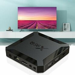 ТВ-приставка смарт TV X96Q 4/64Gb, черный
